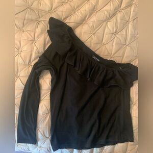 J Crew one sleeve blouse